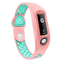 Strap-it TomTom Touch sport bandje (roze/aqua)
