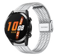 Strap-it Huawei Watch GT roestvrij stalen band (zilver)