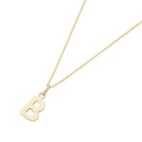 Luigi Merano Kette mit Anhänger »Anhänger Buchstabe B, Gold 585«