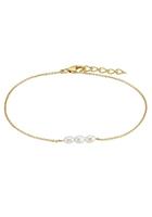 amor Armband voor dames, 925 sterling zilver, gekweekte zoetwaterparel