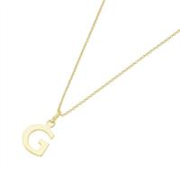 Luigi Merano Kette mit Anhänger »Anhänger Buchstabe G, Gold 585«