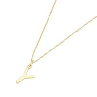 Luigi Merano Kette mit Anhänger »Anhänger Buchstabe Y, Gold 585«