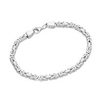 Smart Jewel Armband »Königskette massiv, Silber 925«