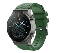 Strap-it Huawei Watch GT 2 Pro siliconen bandje  (legergroen)