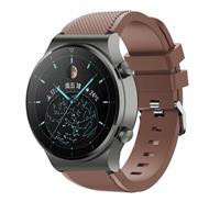Strap-it Huawei Watch GT 2 Pro siliconen bandje (koffiebruin)