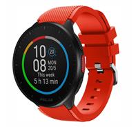 Strap-it Polar Pacer siliconen bandje (rood)