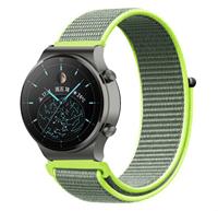 Strap-it Huawei Watch GT 2 Pro nylon band (fluoriserend)