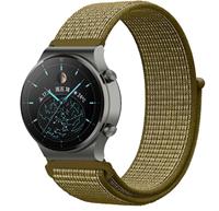 Strap-it Huawei Watch GT 2 Pro nylon band (olijf)