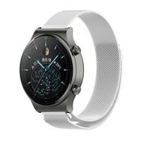 Strap-it Huawei Watch GT 2 Pro Milanese band (zilver)