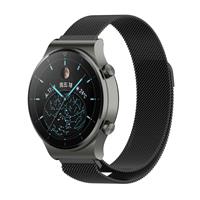 Strap-it Huawei Watch GT 2 Pro Milanese band (zwart)