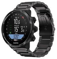 Strap-it Suunto 9 (Baro) stalen band (zwart)