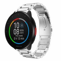 Strap-it Polar Pacer stalen band (zilver)