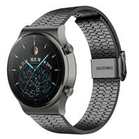Strap-it Huawei Watch GT 2 Pro roestvrij stalen band (zwart)