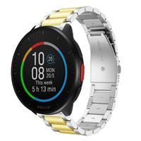 Strap-it Polar Pacer stalen band (zilver/goud)