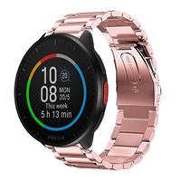 Strap-it Polar Pacer stalen band (rosé pink)