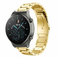 Strap-it Huawei Watch GT 2 Pro stalen band (goud)