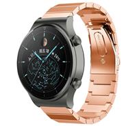 Strap-it Huawei Watch GT 2 Pro metalen bandje (rosé goud)