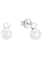 s.Oliver Oorbellen voor dames, 925 sterling zilver, gekweekte zoetwaterparel
