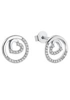 s.Oliver Oorbellen voor dames, 925 Sterling zilver, zirkonia synth. | Hart