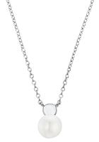 s.Oliver Ketting met hanger voor dames, 925 sterling zilver, gekweekte zoetwaterparel