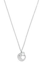 s.Oliver Ketting met hanger voor dames, 925 Sterling Zilver, (synth.) Zirconia | Klaverblad