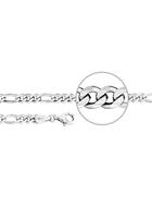 Der Kettenmacher Silberkette »FIGAROKETTE, diamantiert, in mehreren Breiten erhältlich, F3-G, F3-S, F4-G, F4-S«