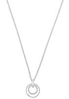 s.Oliver Ketting met hanger voor dames, 925 Sterling zilver, zirkonia synth.