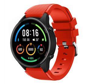 Strap-it Xiaomi Mi Watch siliconen bandje (rood)