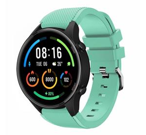Strap-it Xiaomi Mi Watch siliconen bandje (aqua)