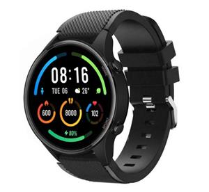 Strap-it Xiaomi Mi Watch siliconen bandje (zwart)