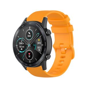 Strap-it Honor Magic Watch 2 luxe siliconen bandje (oranje)
