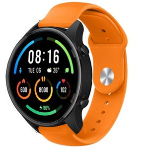Strap-it Xiaomi Mi Watch sport band (oranje)
