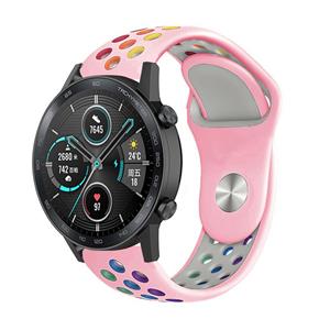 Strap-it Honor Magic Watch 2 sport band (kleurrijk roze)