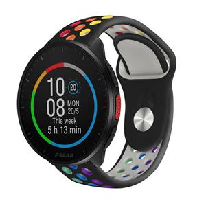 Strap-it Polar Pacer sport band (zwart/kleurrijk)