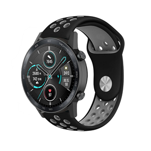 Strap-it Honor Magic Watch 2 sport band (zwart/grijs)