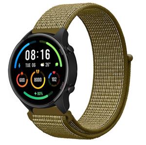 Strap-it Xiaomi Mi Watch nylon band (olijf)