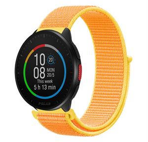 Strap-it Polar Pacer nylon bandje (lichtgeel)