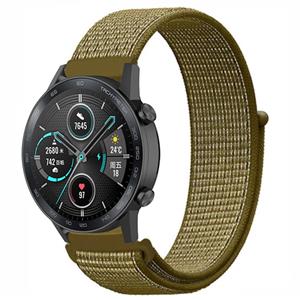 Strap-it Honor Magic Watch 2 nylon band (olijf)
