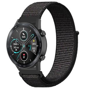 Strap-it Honor Magic Watch 2 nylon band (zwart)