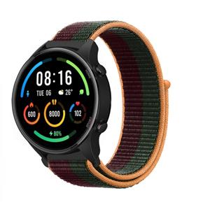 Strap-it Xiaomi Mi Watch nylon band (dark cherry)
