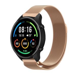 Strap-it Xiaomi Mi Watch Milanese band (rosé goud)