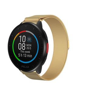 Strap-it Polar Pacer Milanese band (goud)