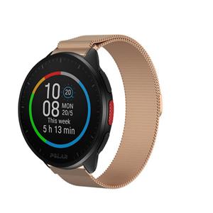 Strap-it Polar Pacer Milanese band (rosé goud)
