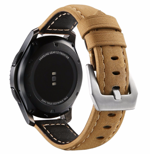 Strap-it Honor Magic Watch 2 leren band (beige)