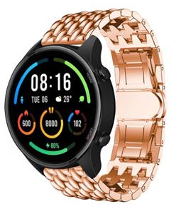 Strap-it Xiaomi Mi Watch stalen draak band (rosé goud)