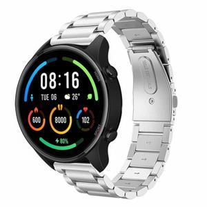 Strap-it Xiaomi Mi Watch stalen band (zilver)