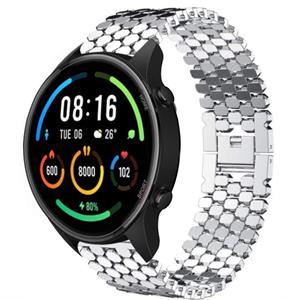 Strap-it Xiaomi Mi Watch stalen vis band (zilver)