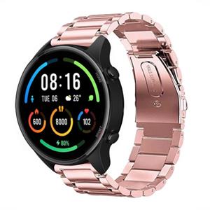 Strap-it Xiaomi Mi Watch stalen band (rosé pink)