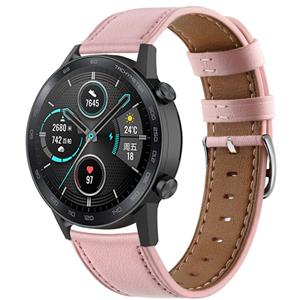 Strap-it Honor Magic Watch 2 bandje leer (roze)