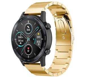 Strap-it Honor Magic Watch 2 metalen bandje (goud)